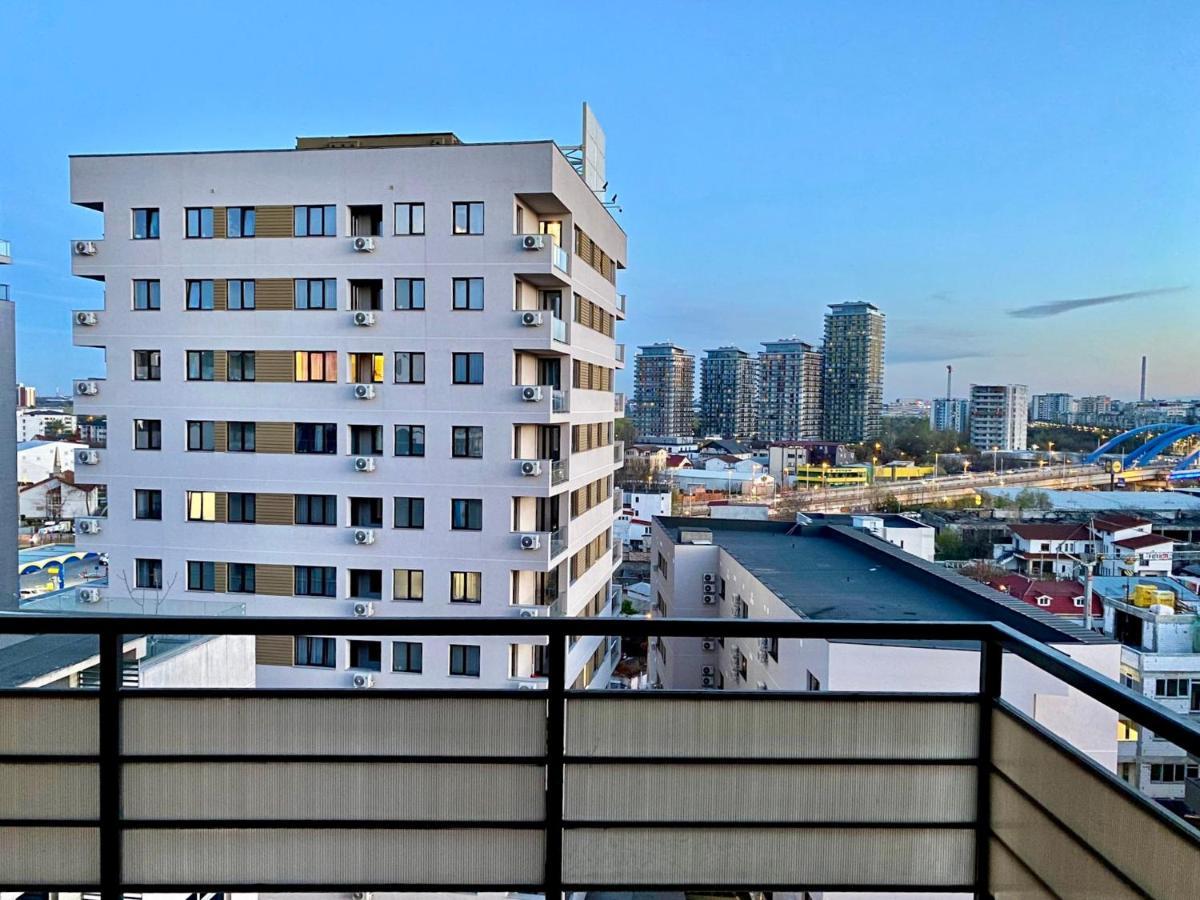 Sky Modern 1 Bedroom Apt W Free Parking Bukurešť Exteriér fotografie