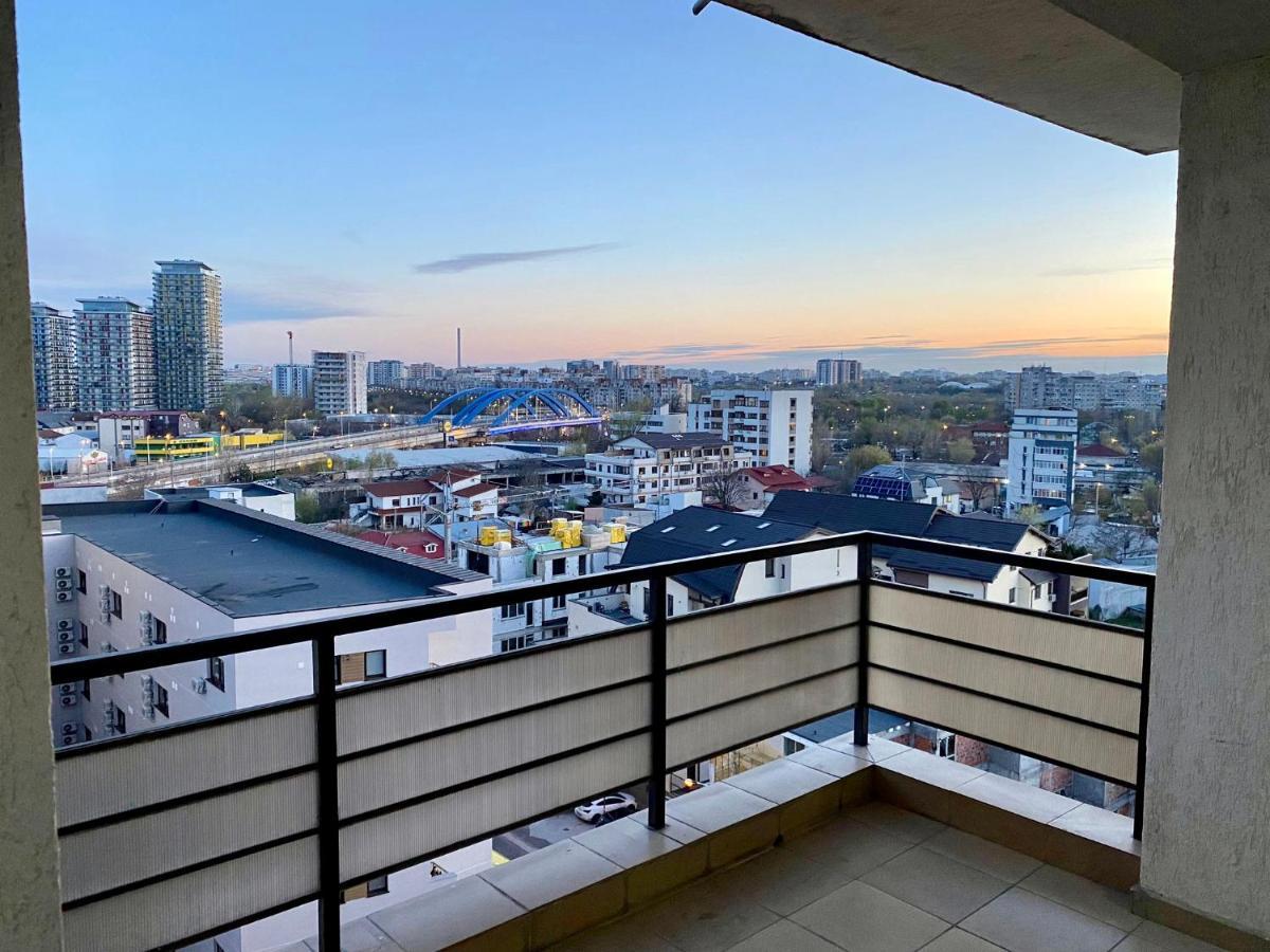 Sky Modern 1 Bedroom Apt W Free Parking Bukurešť Exteriér fotografie